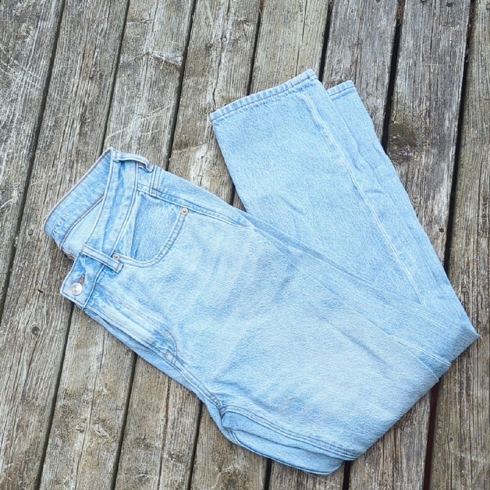 American Eagle Outfitters Blue Straight Leg Jeans